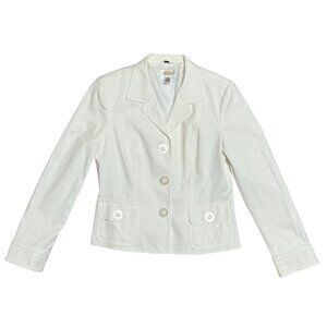 Talbots Ivory Single-Breasted Blazer Size 6 – Worn Once